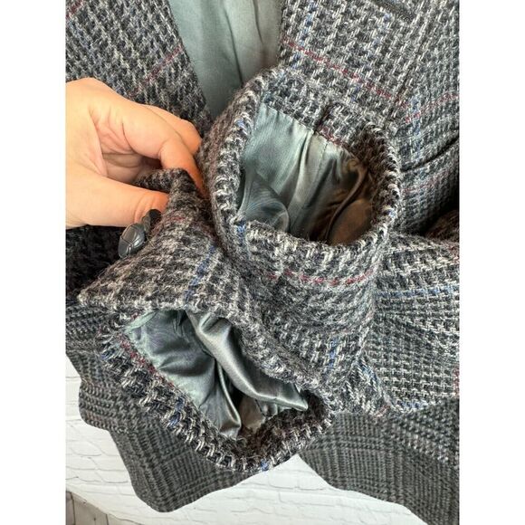 JOS. A. BANK CLOTHIERS vintage Scottish Shetland 100 wool mens jacket blazer - Picture 5 of 15